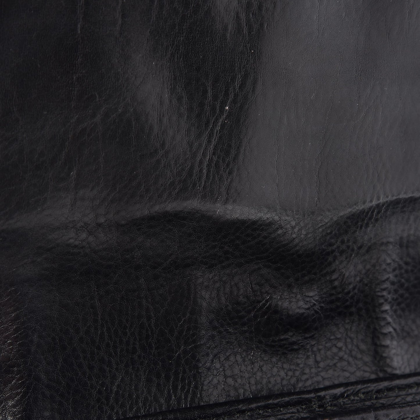 Calfskin Embellished B Bag Black