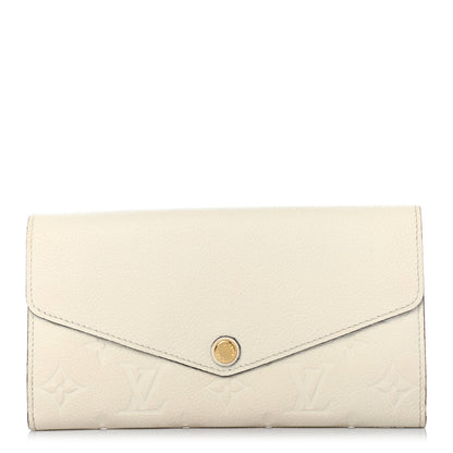 Louis Vuitton Empreinte Sarah Wallet NM Ivory 1 of 5