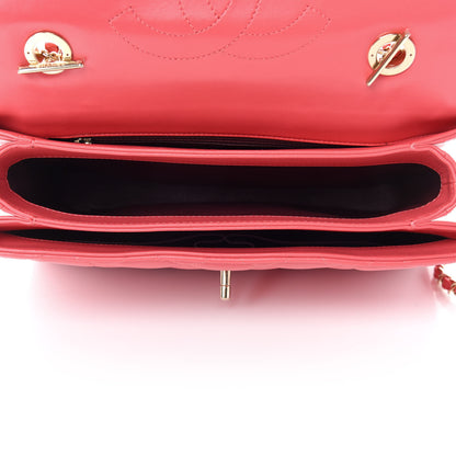 Chanel Lambskin Quilted Medium Trendy CC Flap Dual Handle Bag Red 6 of 12