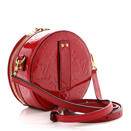 Louis Vuitton Vernis Mini Boite Chapeau Souple Red 3 of 12