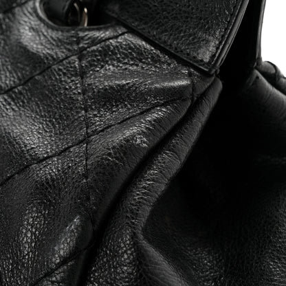Chanel Glazed Calfskin Large On The Road Large Frame Tote Black 11 of 11
