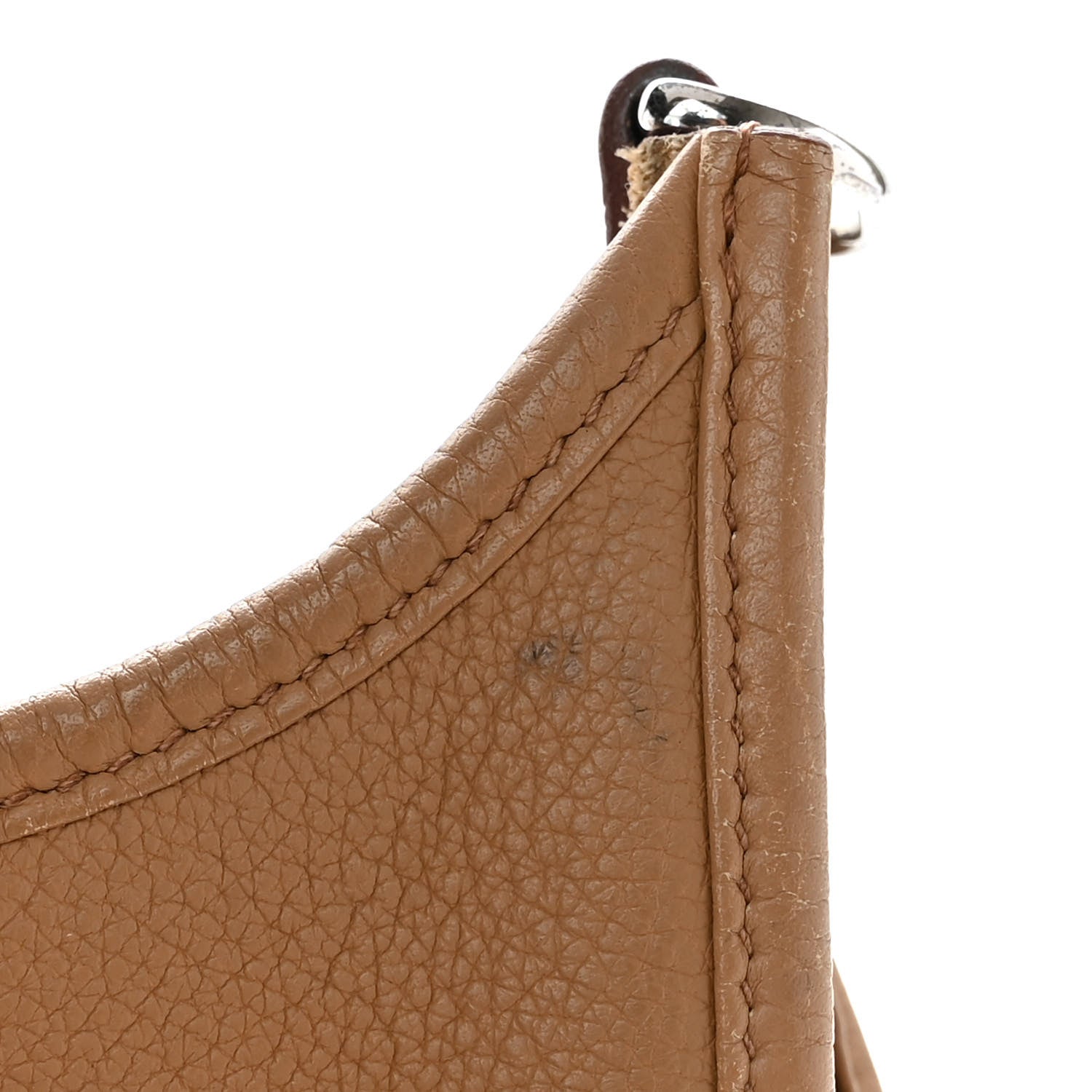 Hermes Taurillon Clemence Amazone Evelyne PM Camel 12 of 19