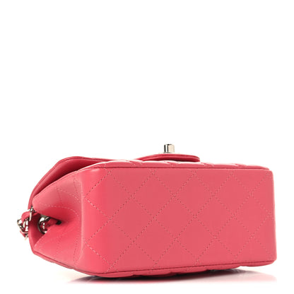 Chanel Lambskin Quilted Mini Square Flap Pink 4 of 10