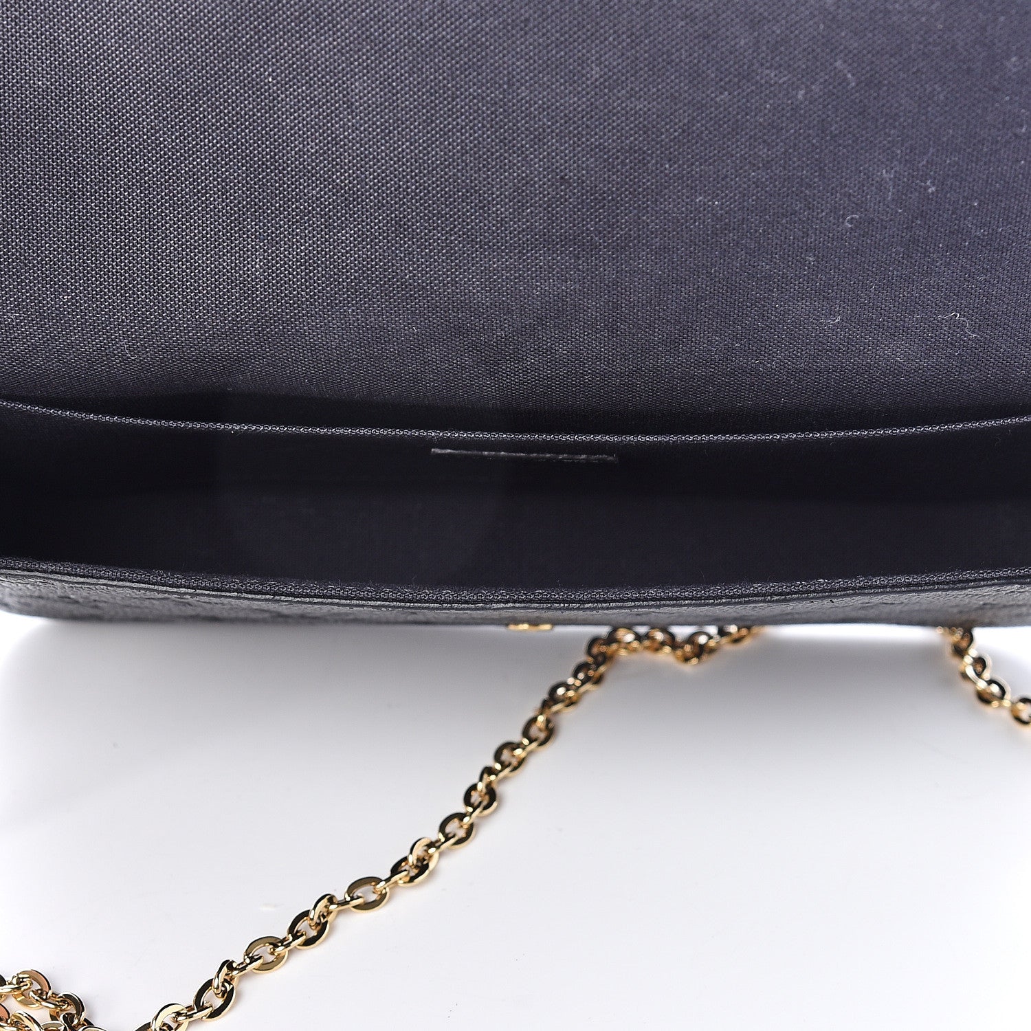 Louis Vuitton Empreinte Pochette Felicie Chain Wallet Black 8 of 12