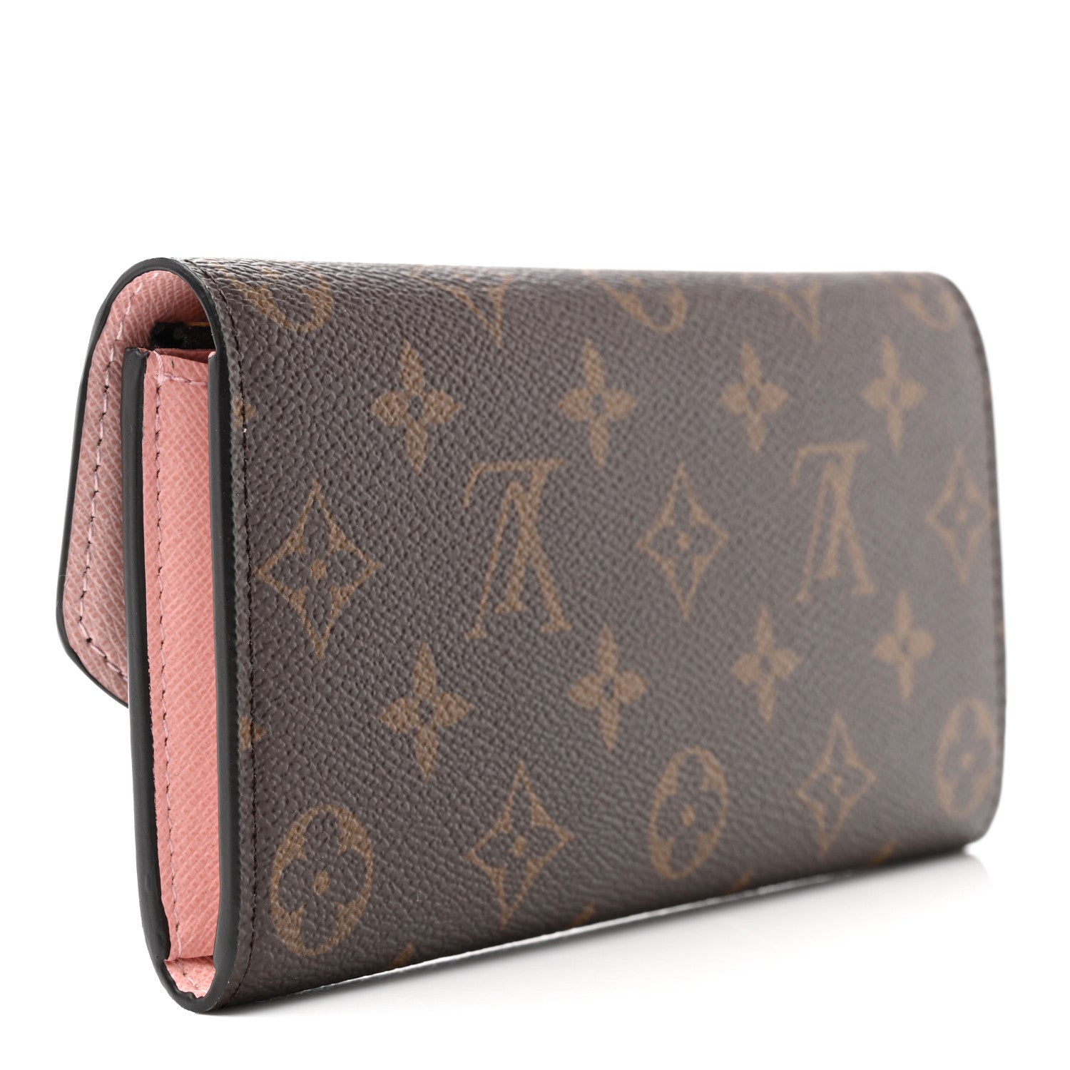 Louis Vuitton Monogram Emilie Wallet Rose Ballerine 3 of 10