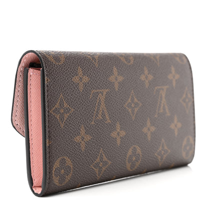 Louis Vuitton Monogram Emilie Wallet Rose Ballerine 3 of 10