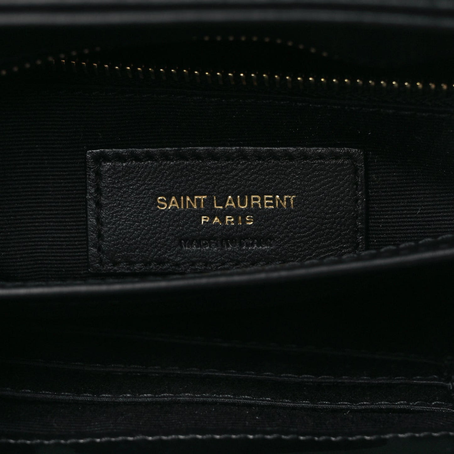 Calfskin Y Quilted Monogram Toy Loulou Crossbody Bag Black
