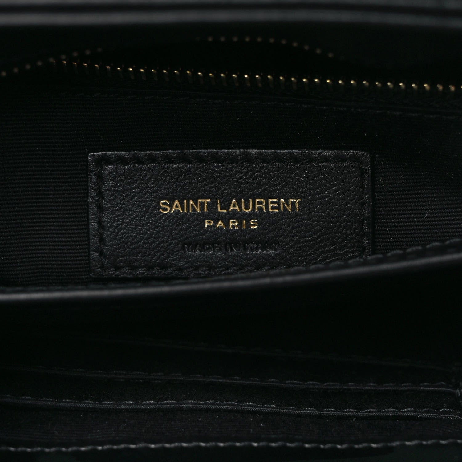 Saint Laurent Calfskin Y Quilted Monogram Toy Loulou Crossbody Bag Black 6 of 10