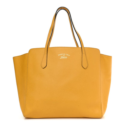 Gucci Dollar Calfskin Medium Swing Tote Yellow 1 of 20