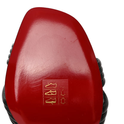 Christian Louboutin Nappa Manola 85 Sandals 38 Black 8 of 9