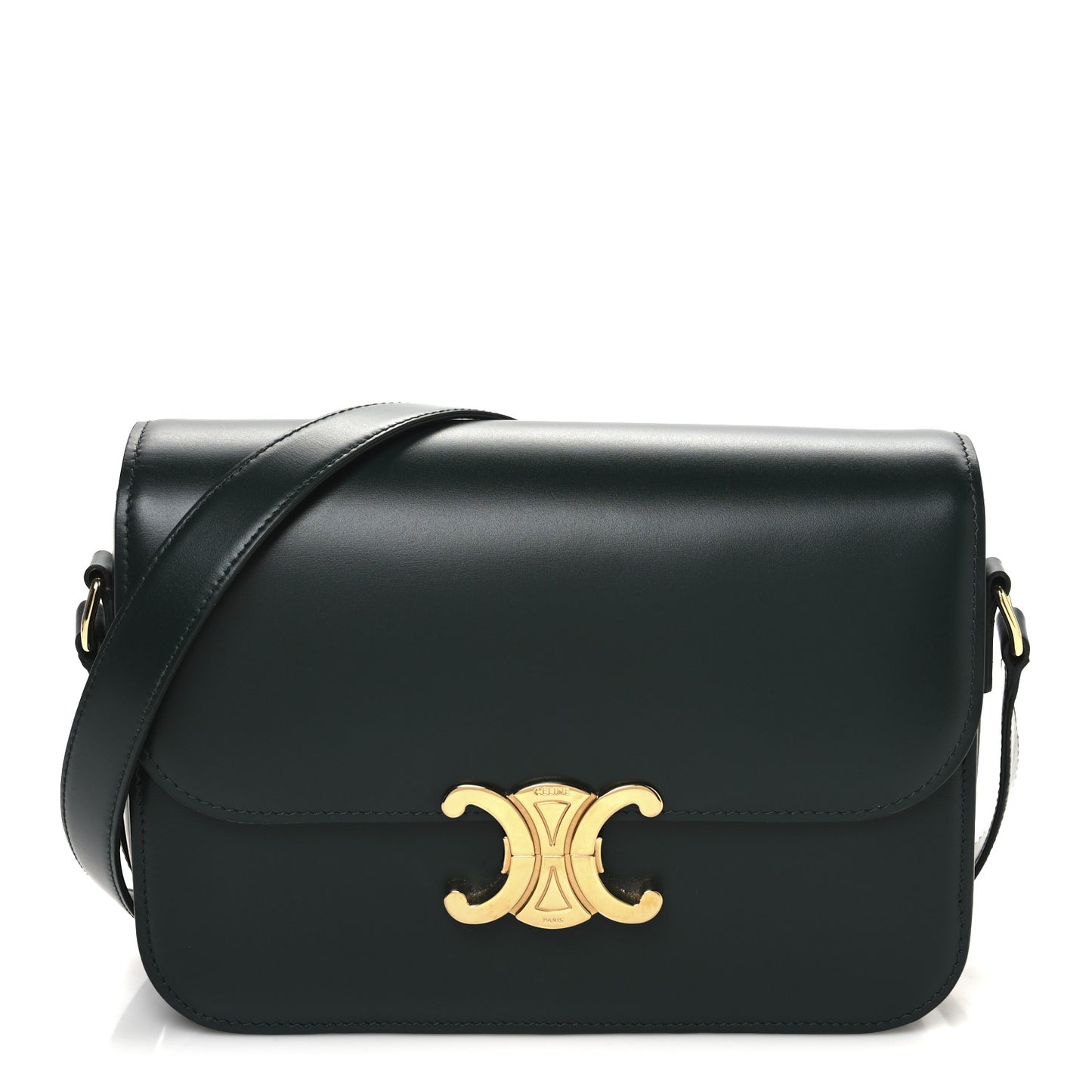 Shiny Calfskin Medium Triomphe Amazone