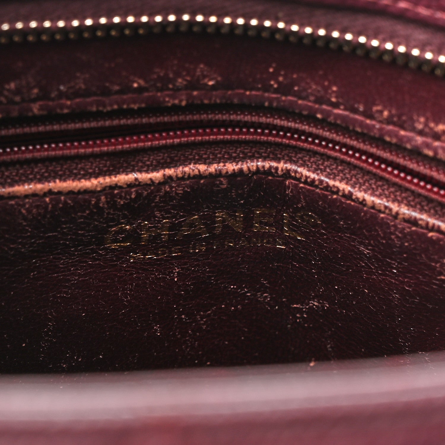 Chanel Caviar Quilted Medallion Tote Bordeaux 6 of 9