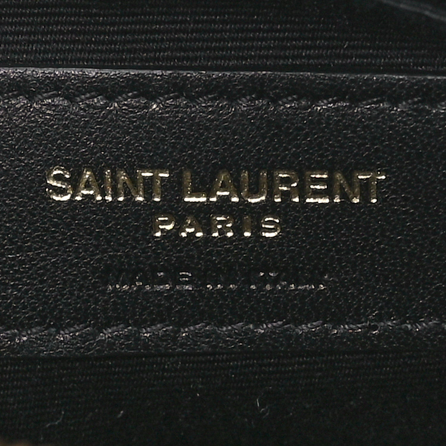 Saint Laurent Calfskin Matelasse Monogram Lou Belt Bag Black 6 of 10