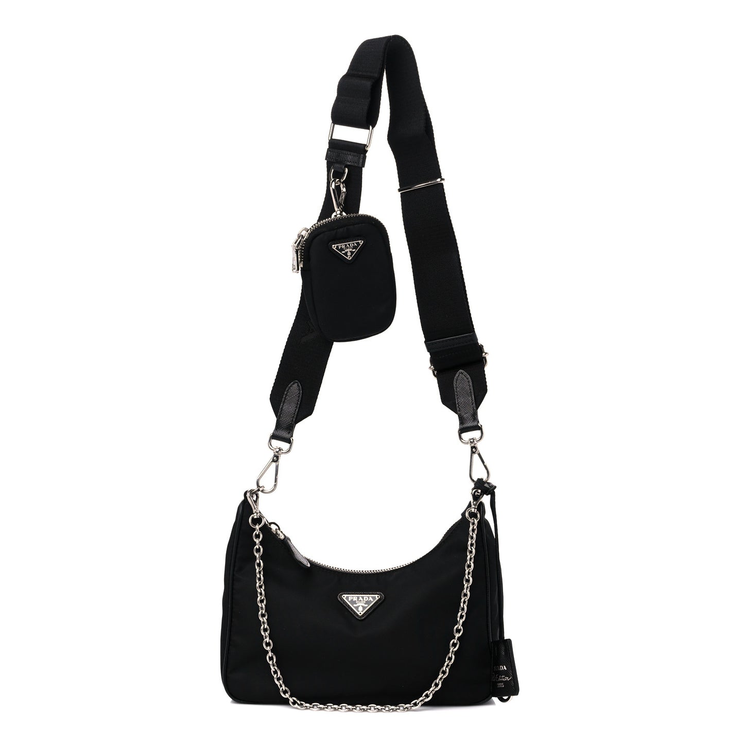 Nylon Re-Edition 2005 Shoulder Bag Black