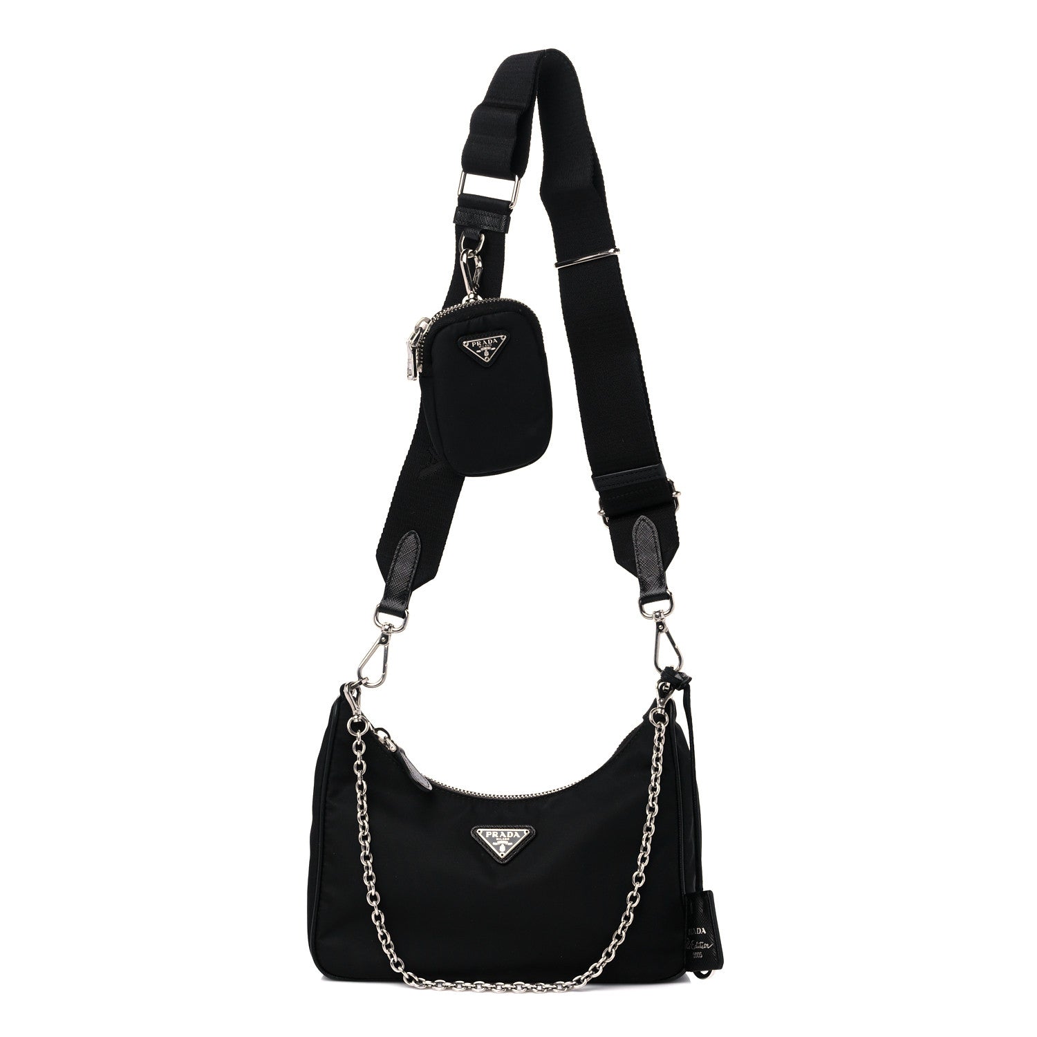 Prada Nylon Re-Edition 2005 Shoulder Bag Black 1 of 13