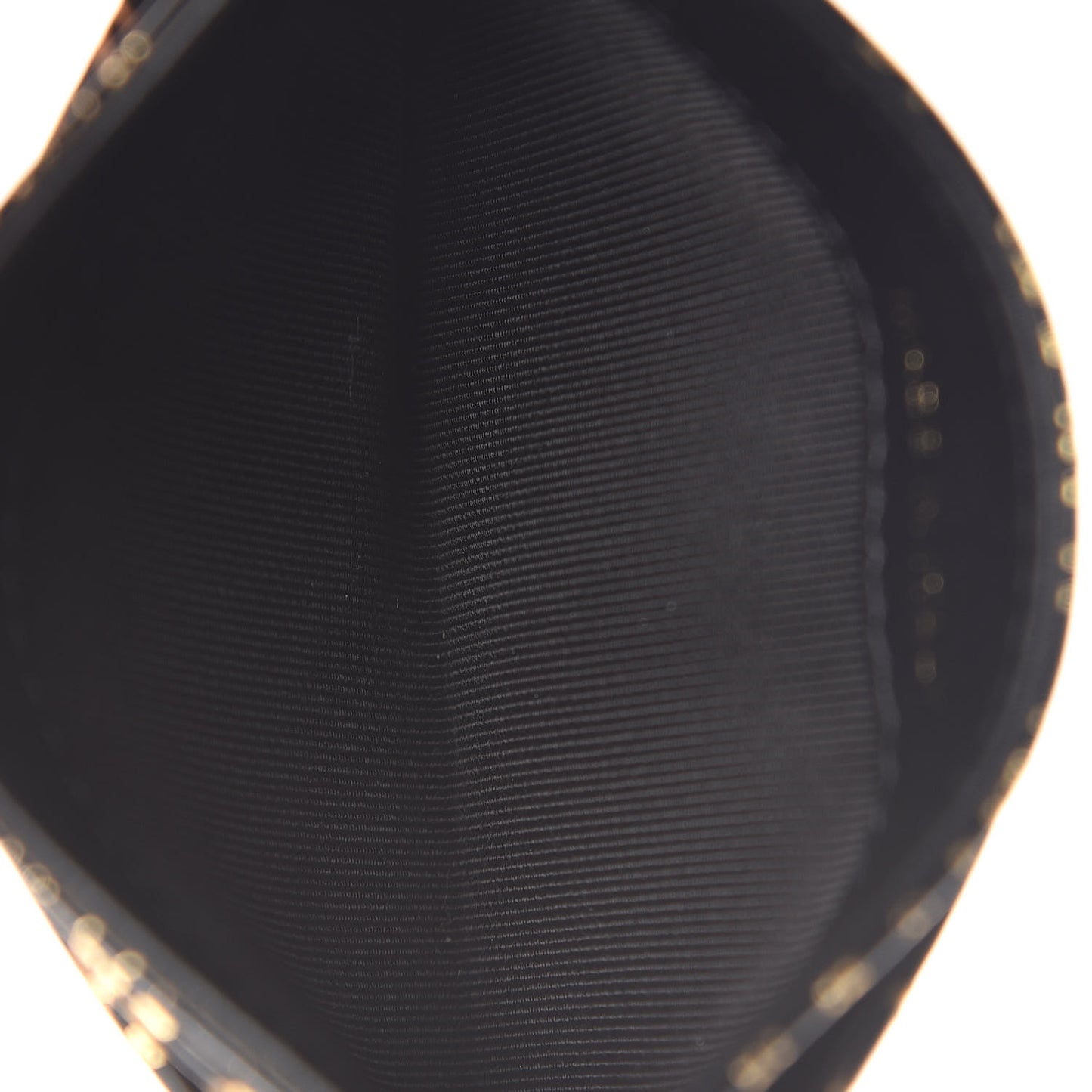 Calfskin Crocodile Embossed Graffiti 2.55 Cocodile Reissue Card Holder Black Gold