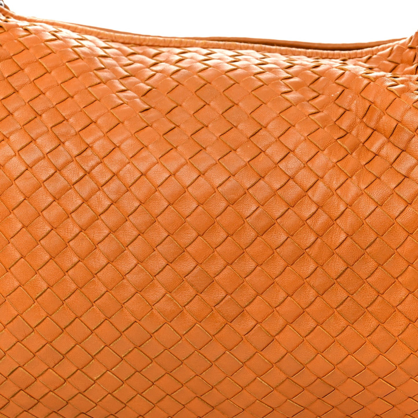 Nappa Intrecciato Large Veneta Hobo Ochre