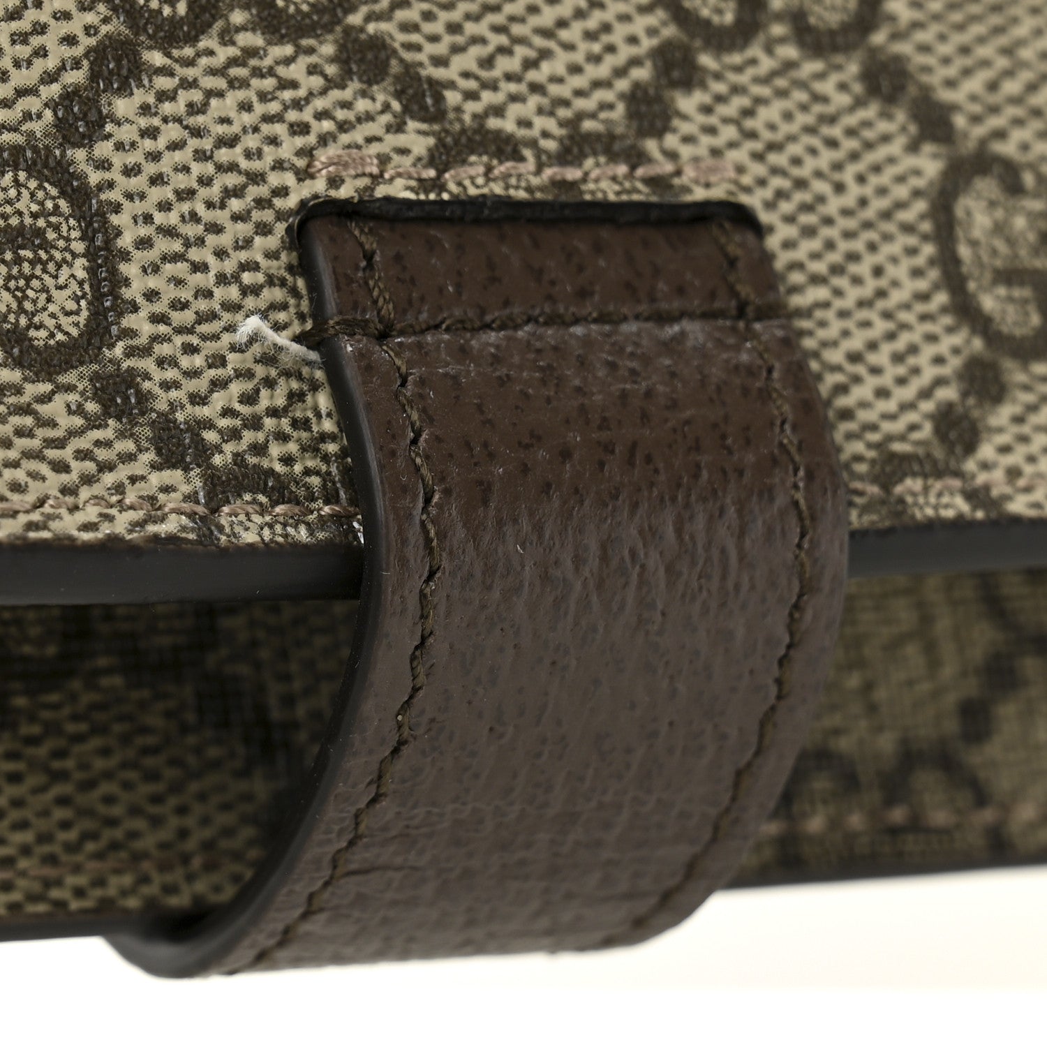 Gucci GG Supreme Monogram Textured Dollar Calfskin Blondie Belt Bag Beige Ebony New Acero 21 of 21