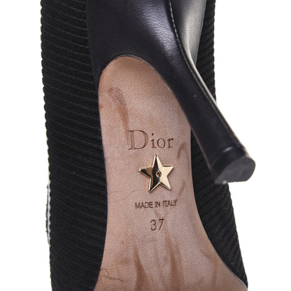 Christian Dior Fabric J'Adior Ribbon Pumps 37 Black 8 of 12