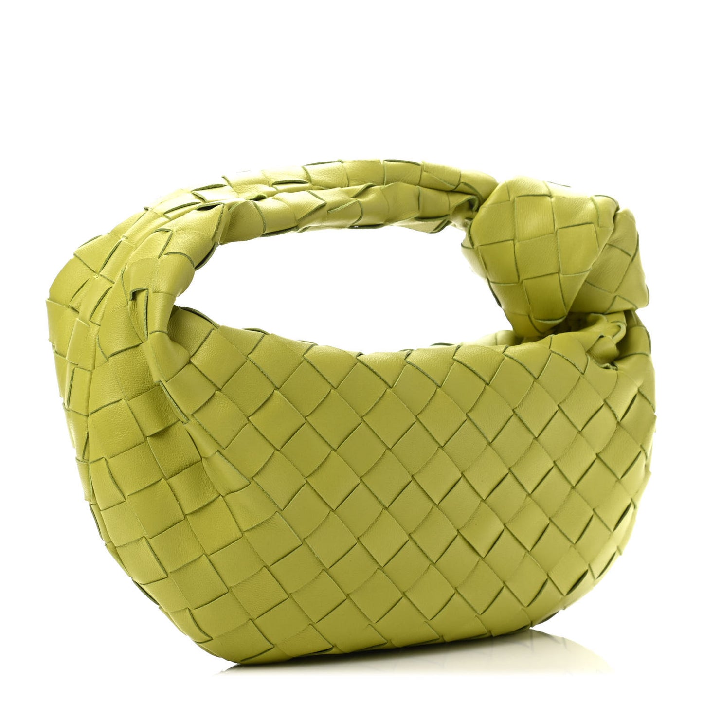 Nappa Intrecciato Mini Jodie Kiwi