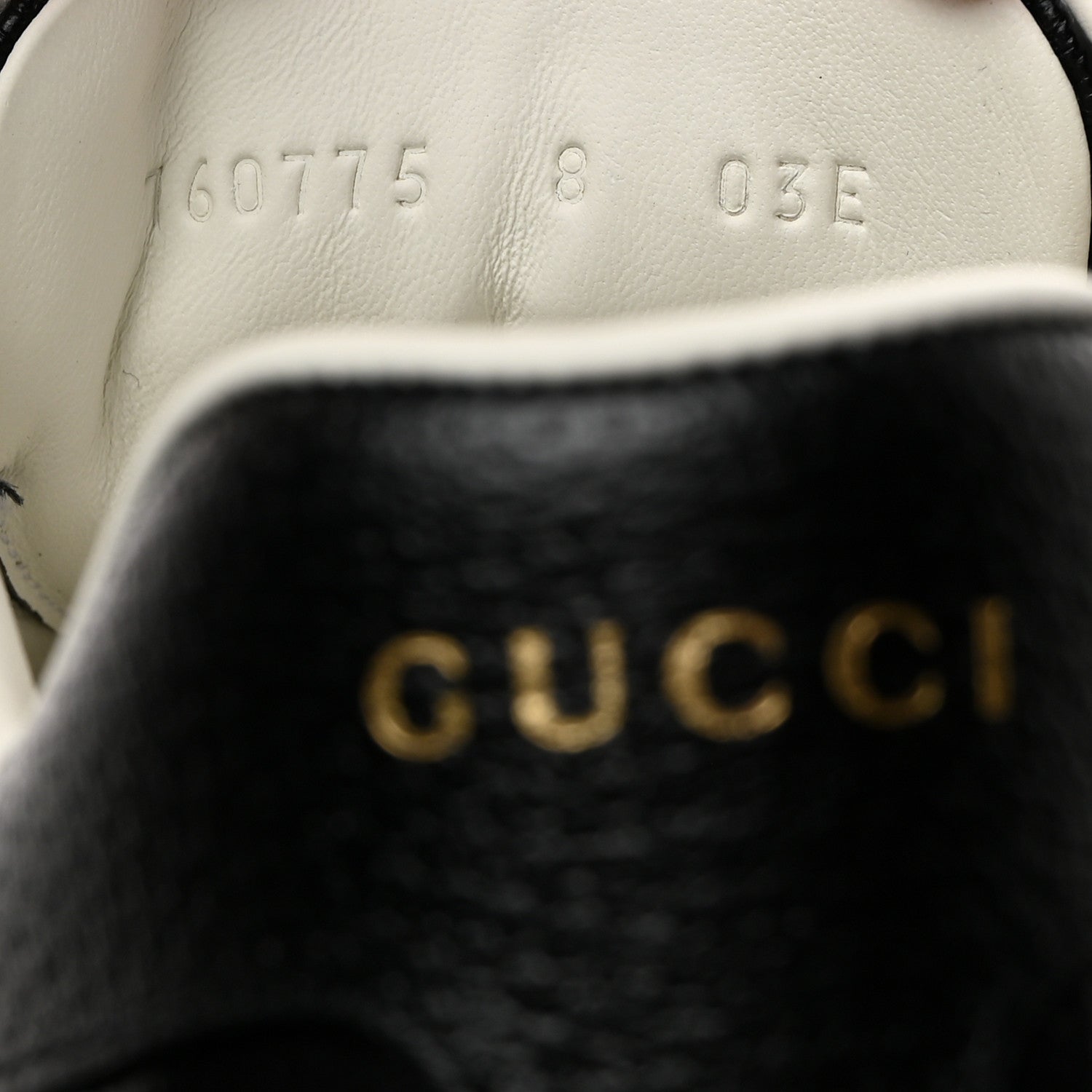 Gucci Crystal GG Monogram Web Mens New Ace Sneakers 8 Black 7 of 9