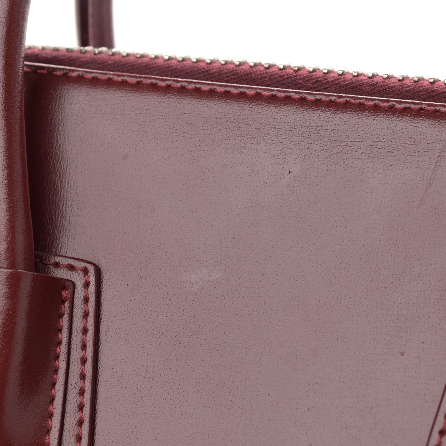 Givenchy Shiny Lord Calfskin Medium Antigona Burgundy 14 of 17
