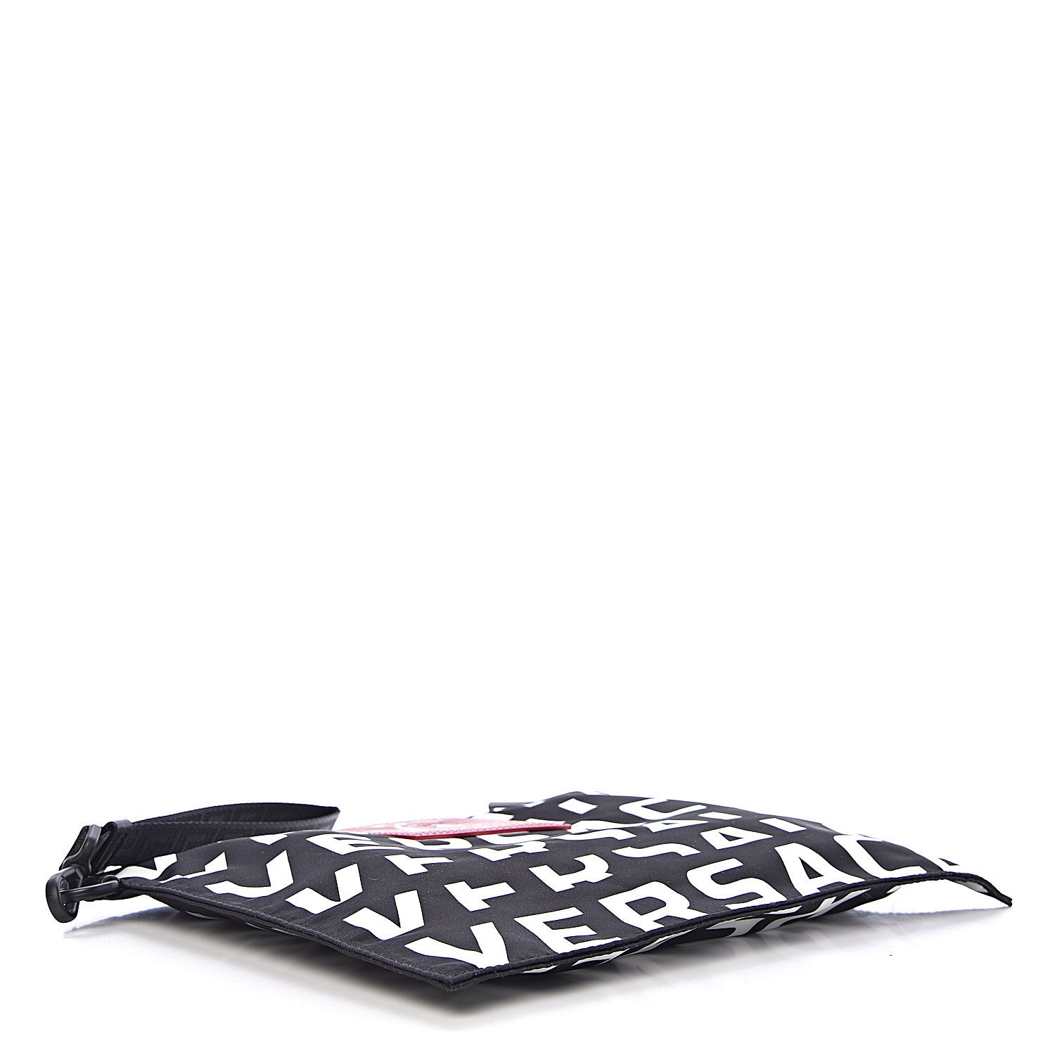 Versace Nylon Logo Pochette Black White 4 of 6