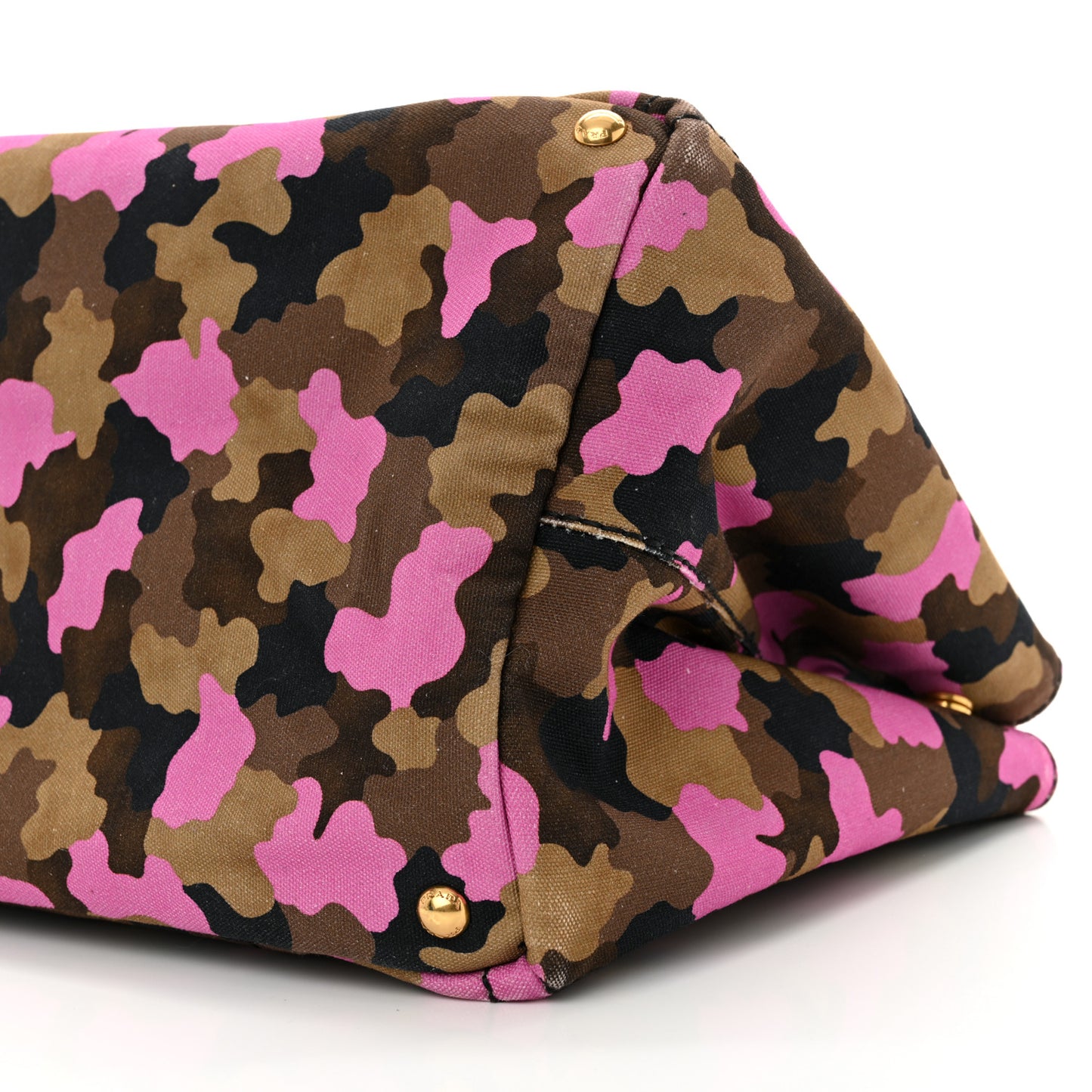 Canapa Camouflage Tote  Pink Brown