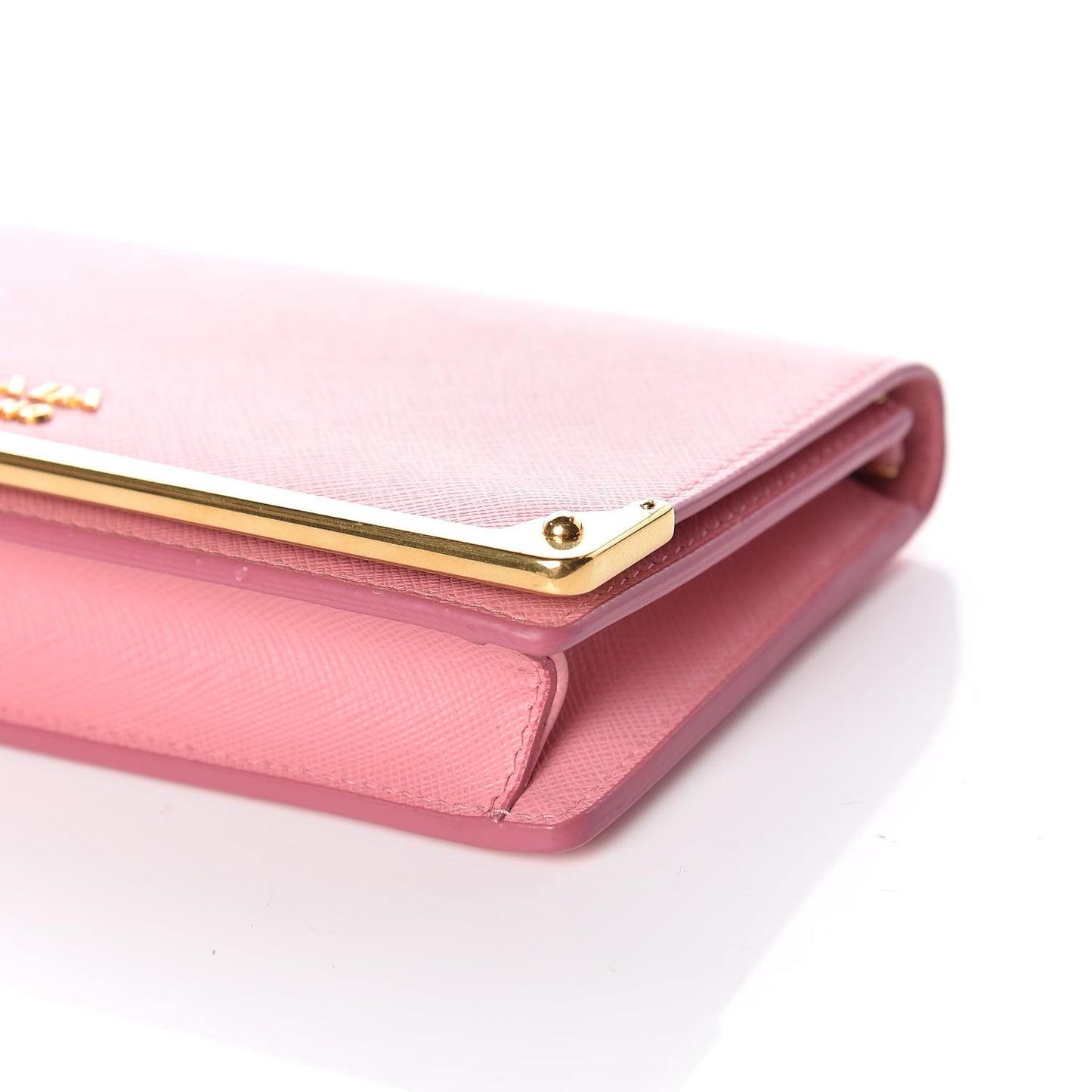 Saffiano Cahier Chain Wallet Petalo