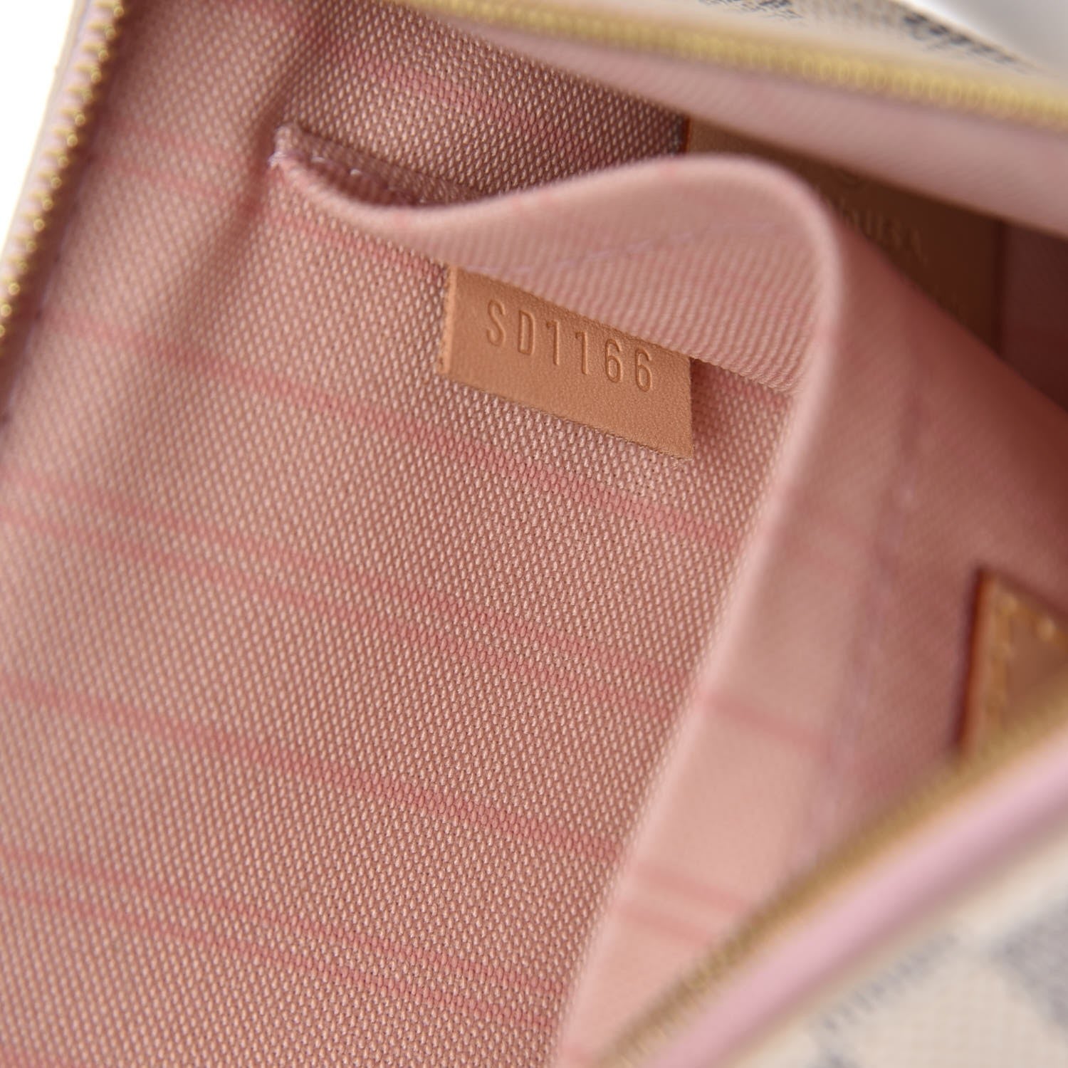 Louis Vuitton Damier Azur Neverfull MM GM Pochette Rose Ballerine 8 of 8
