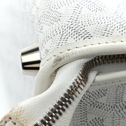 Goyard Goyardine Caravelle 50 Folding Suitcase White 10 of 14