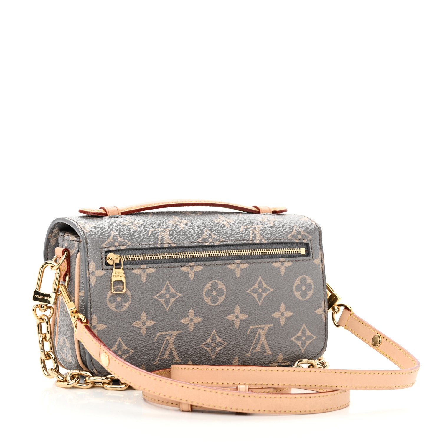 Louis Vuitton Monogram Pochette Metis East West Trianon Gray 3 of 9