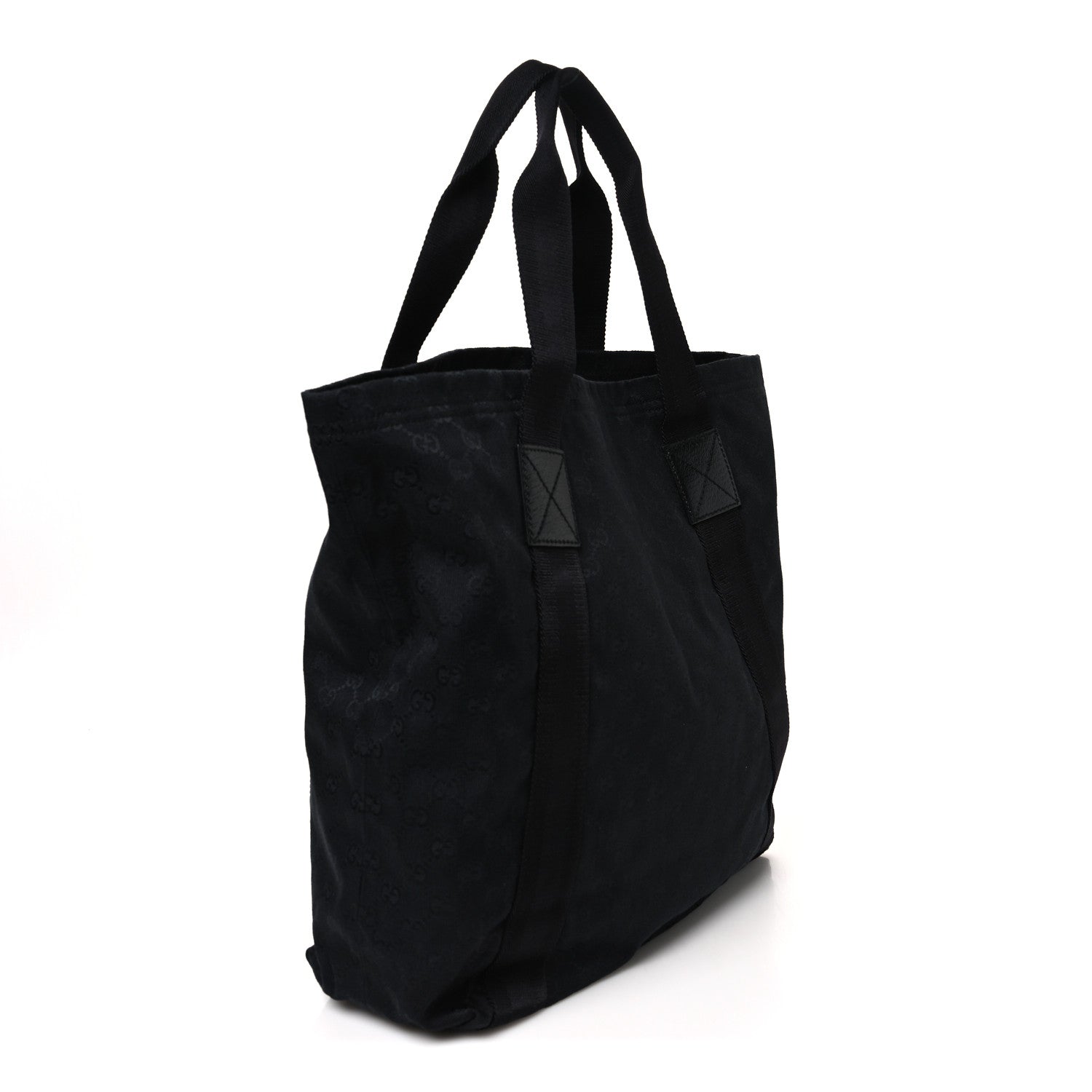 Gucci GG Monogram Medium Handle Vertical Tote Black 2 of 9