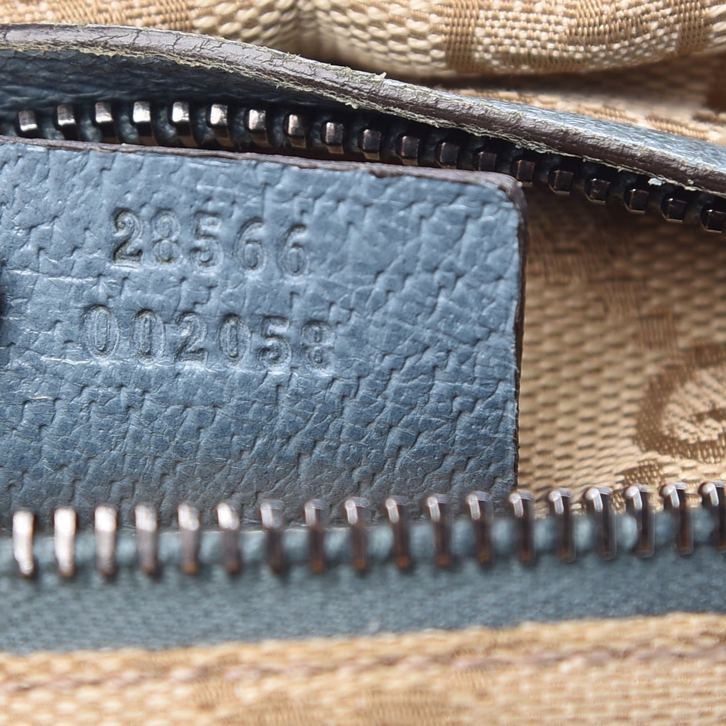 GG Monogram Web Double Pocket Belt Bag Blue