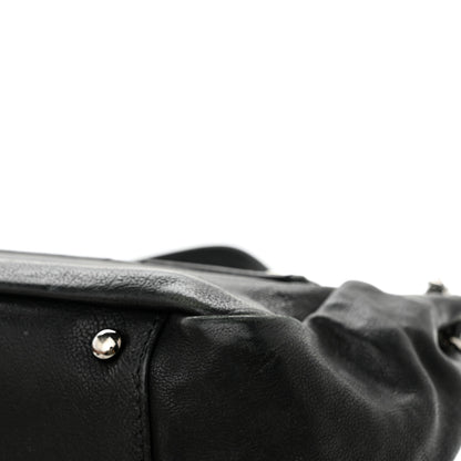 Chanel Calfskin Diamond Stitch Accordion Flap Black 11 of 21