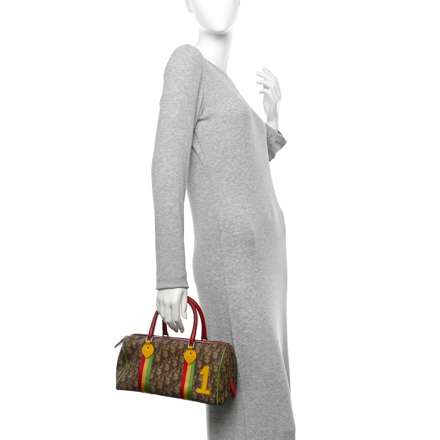 Christian Dior Monogram Rasta Boston Beige 2 of 16