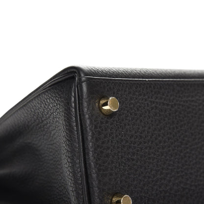 Hermes Togo Kelly Retourne 25 Black 32 of 36