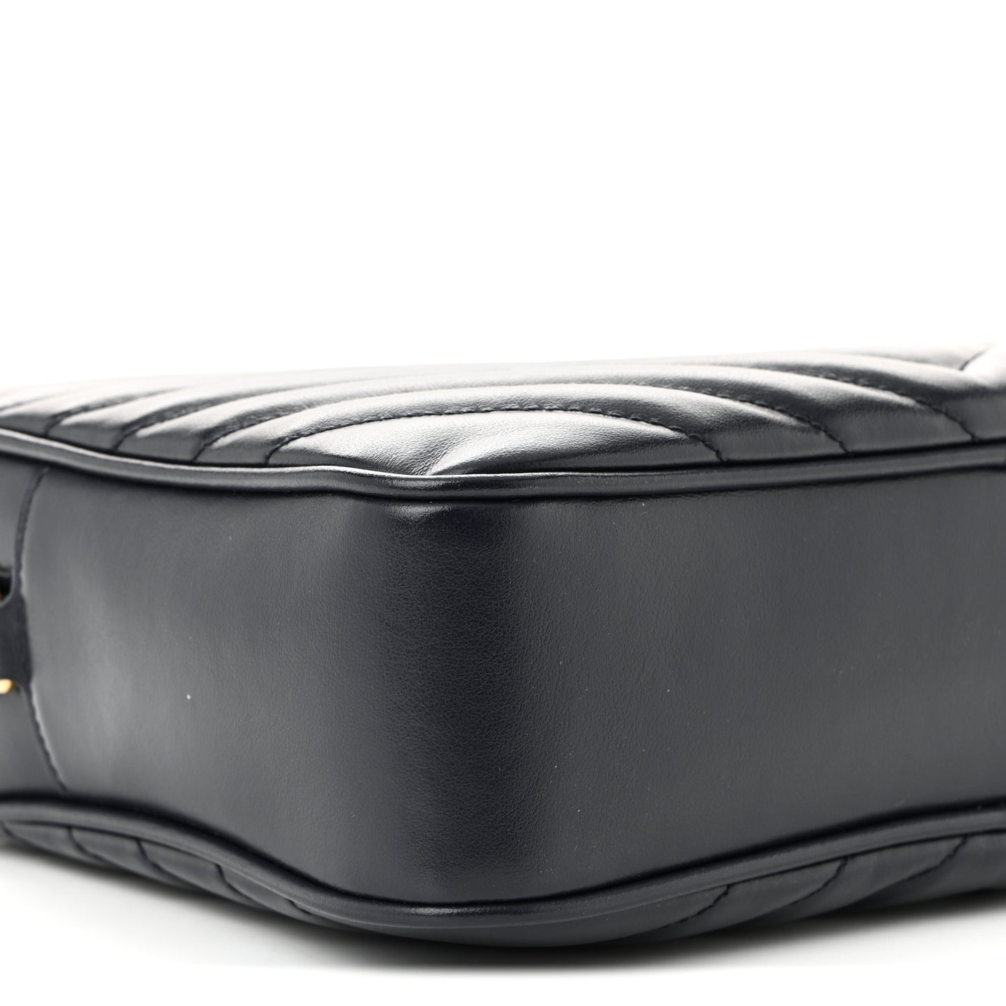 Calfskin Matelasse Monogram Lou Camera Bag Navy