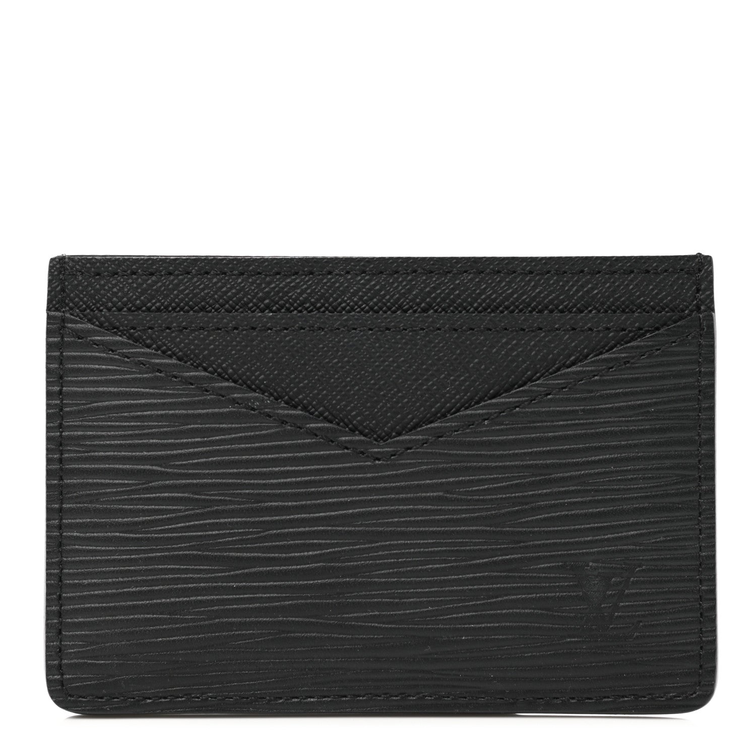 Louis Vuitton Epi Neo Porte-Cartes Card Holder Black 1 of 8