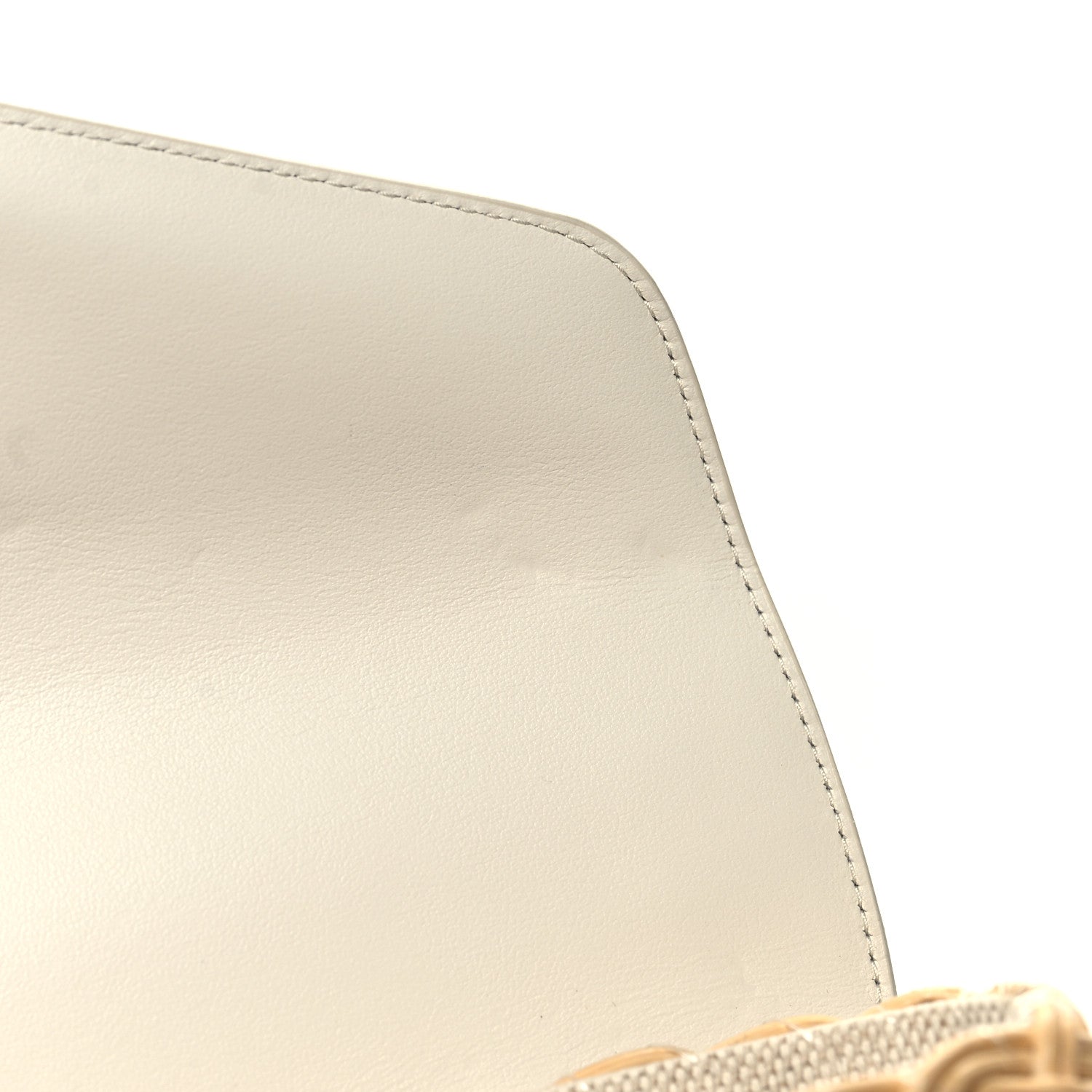 Prada Midollino City Calfskin Mini Bag Naturale White 10 of 11