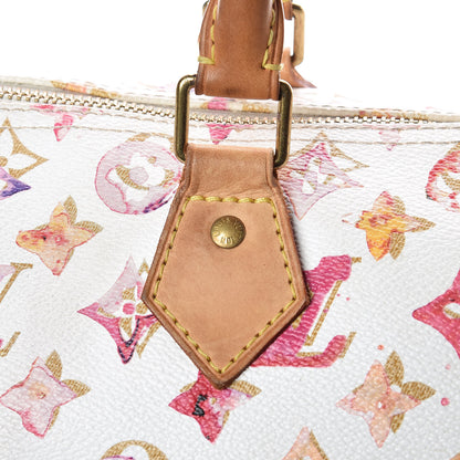 Louis Vuitton Watercolor Aquarelle Speedy 30 White 30 of 30
