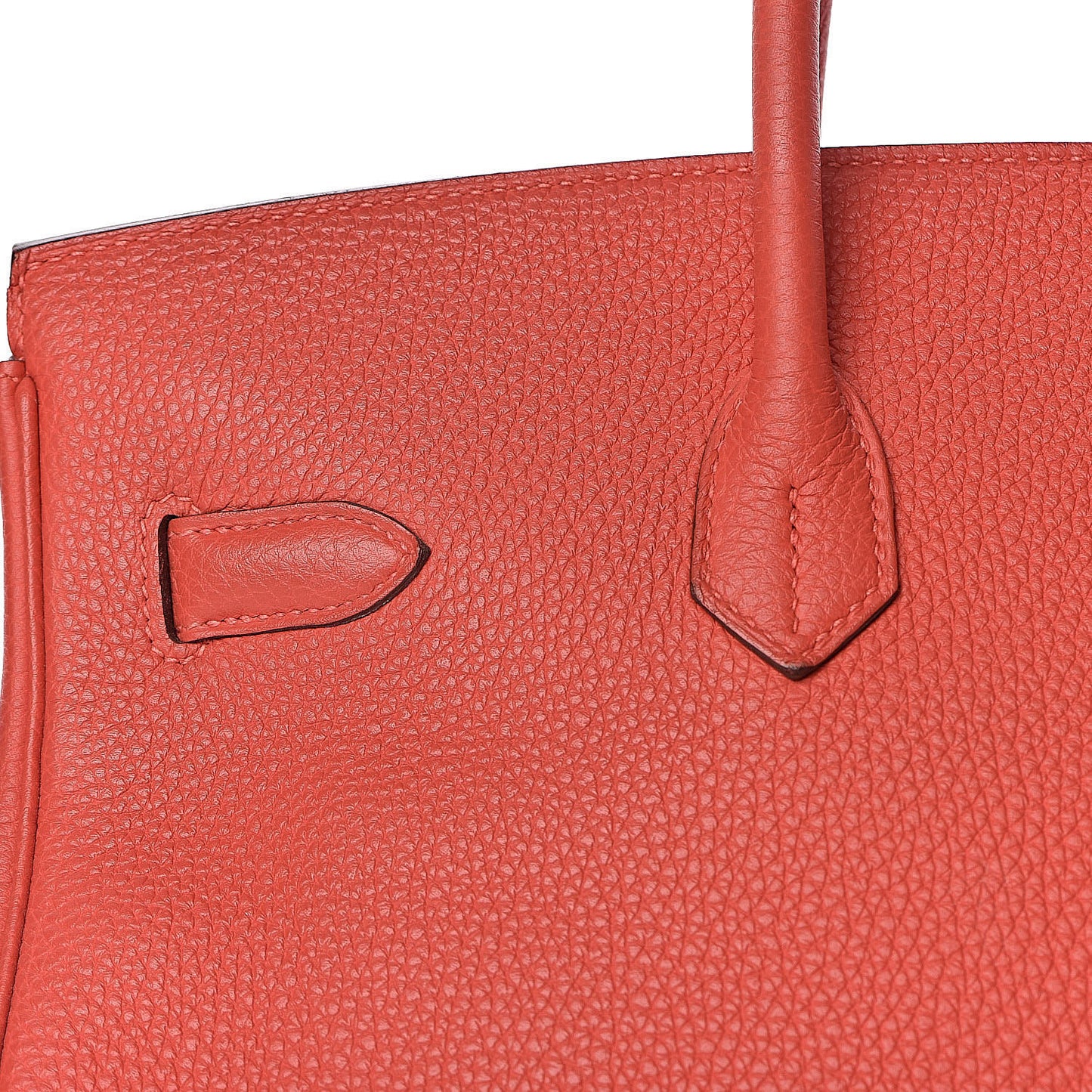 Togo Birkin 35 Rouge Pivoine
