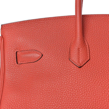 Hermes Togo Birkin 35 Rouge Pivoine 17 of 39