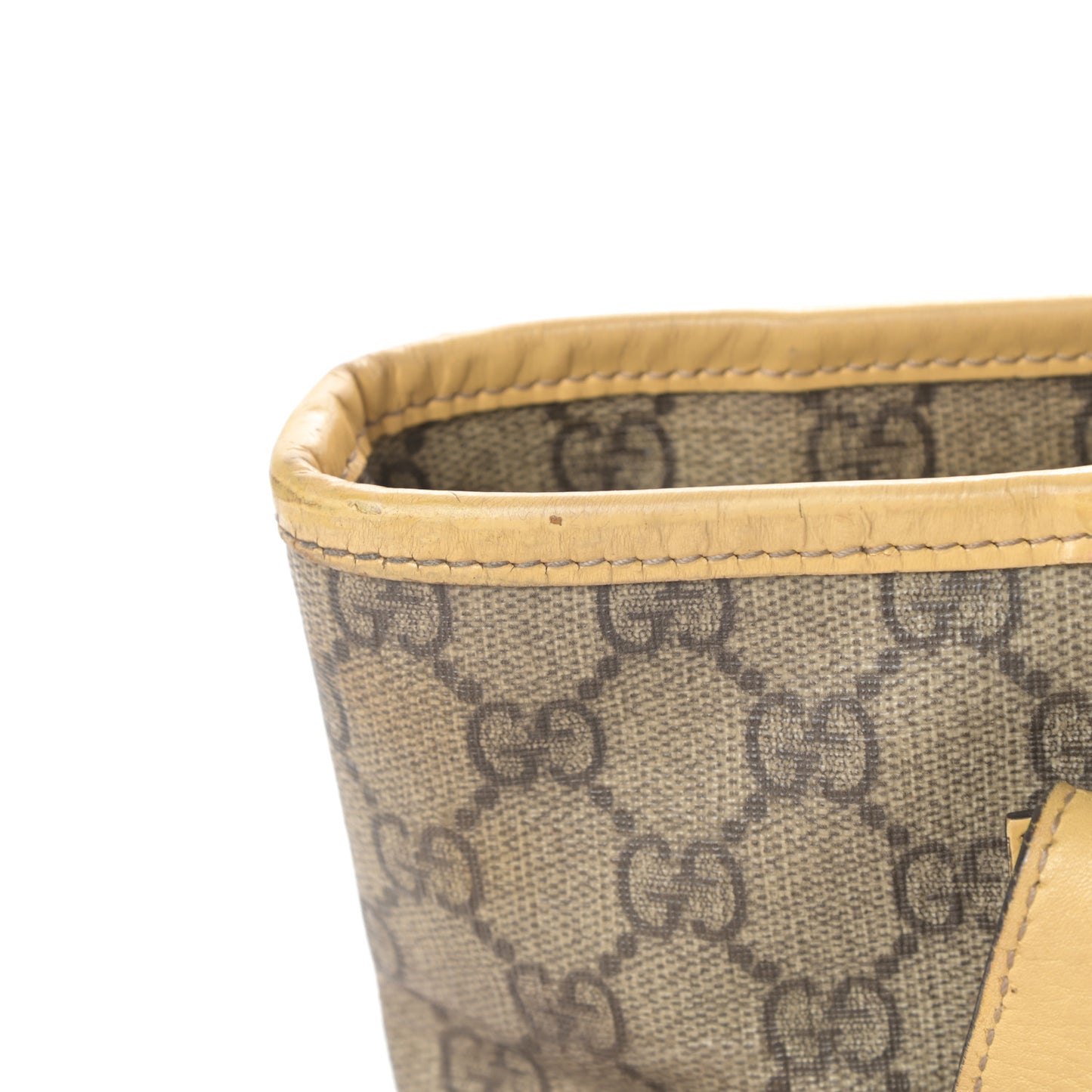 GG Supreme Monogram Small Joy Tote Yellow