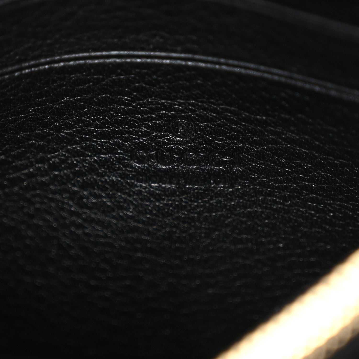 Gucci Roxy Calfskin Medium Blondie Chain Wallet Black 6 of 10