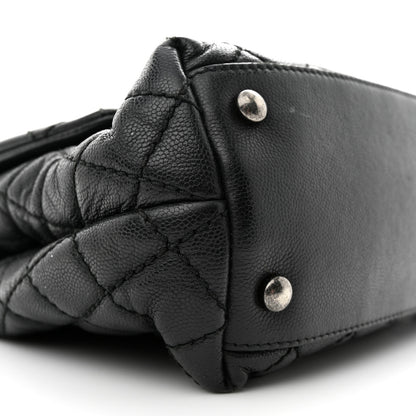 Chanel Caviar Quilted Small Coco Handle Flap Black 8 of 21