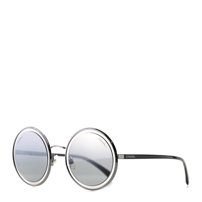Chanel Round Sunglasses 4226 Black 1 of 7