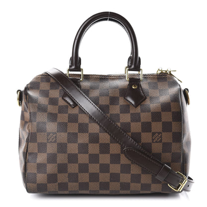 Louis Vuitton Damier Ebene Speedy Bandouliere 25 1 of 12