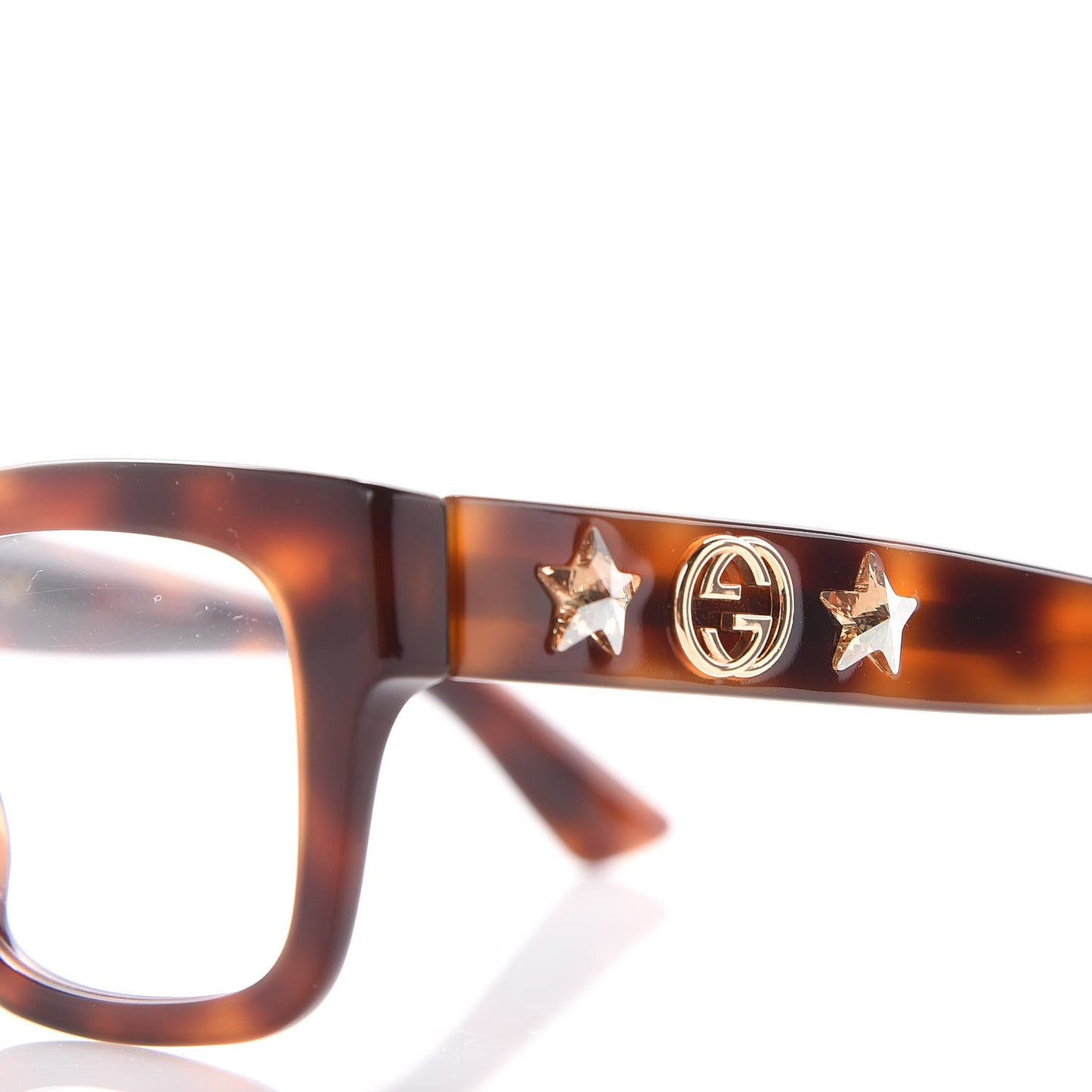 Rectangle Eye Glasses GG0210O Tortoise