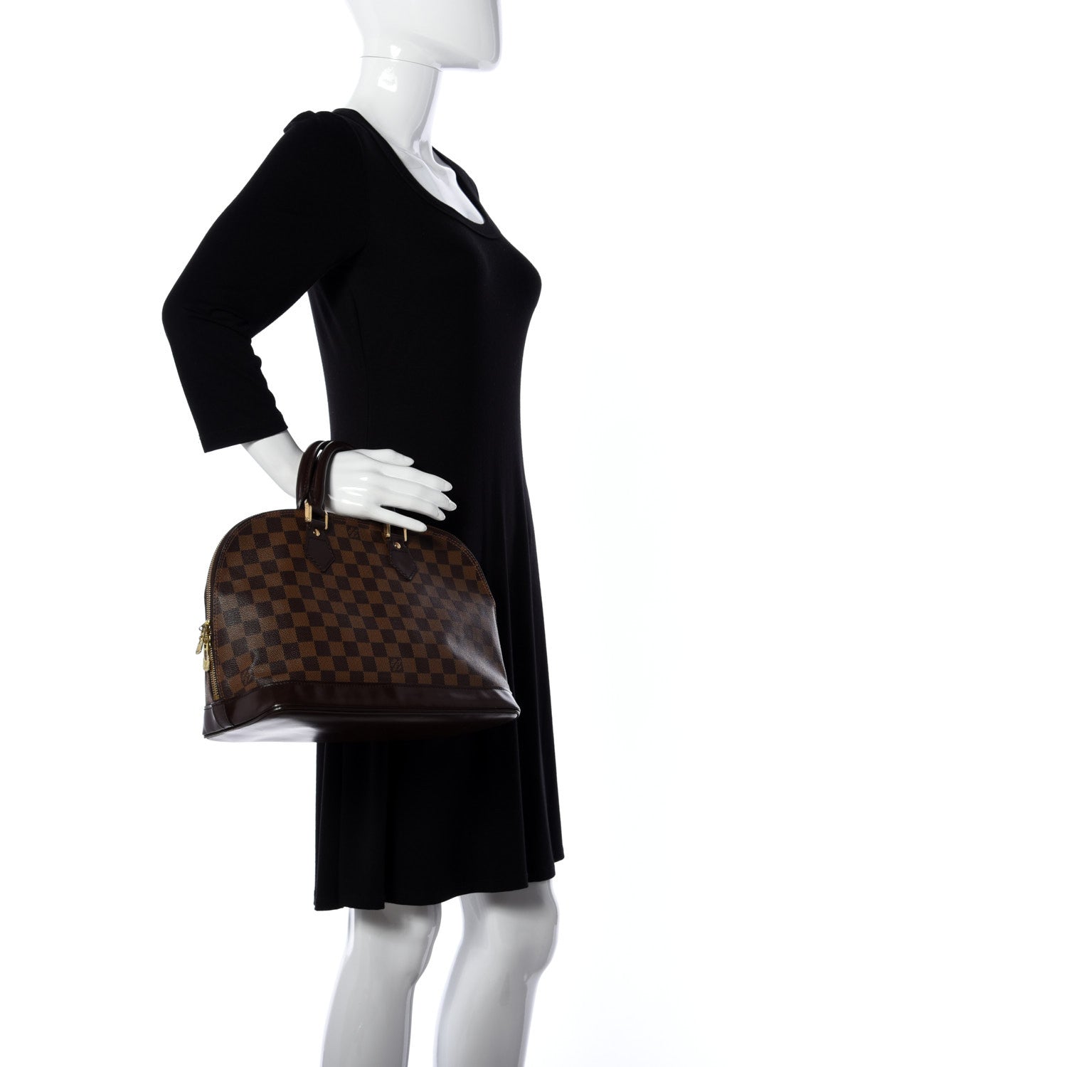 Louis Vuitton Damier Ebene Alma PM 3 of 14